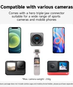 Telesin Gp Jfm 009 Kep Ba Lo Tu Tinh Da Nang Cho Gopro Action Camera 09