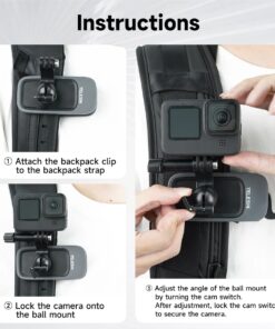 Telesin Gp Jfm 009 Kep Ba Lo Tu Tinh Da Nang Cho Gopro Action Camera 10