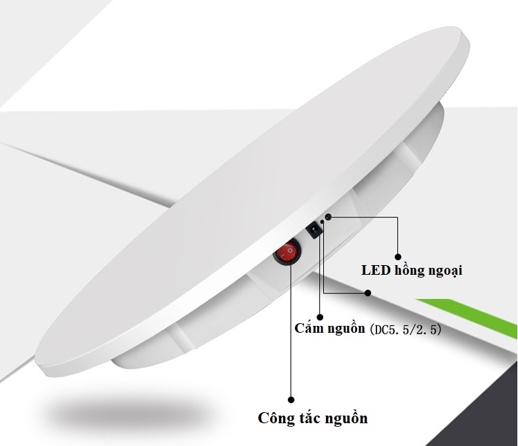 Ban Xoay 360do Kem Remote 4