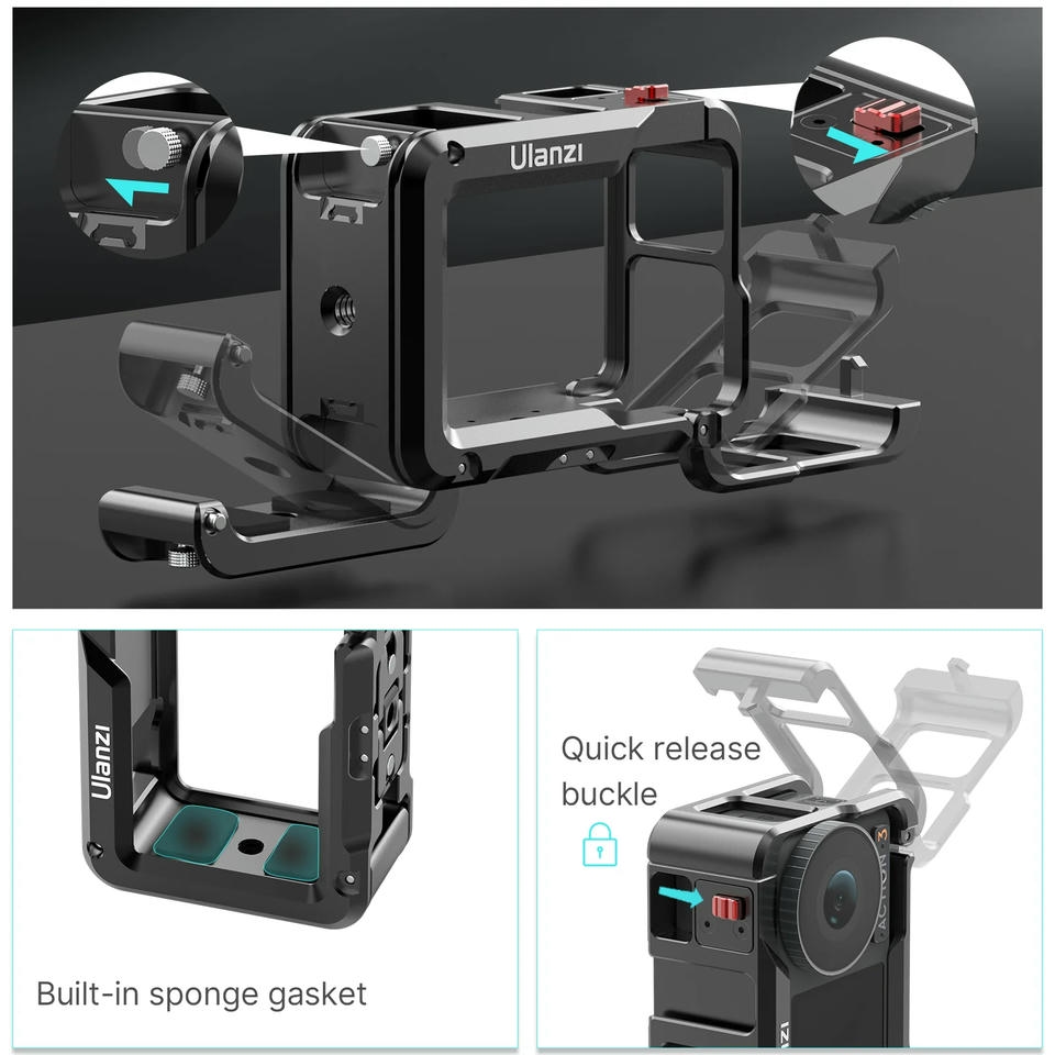 Ulanzi Oa 14 Khung Bao Ve Cho Dji Osmo Action 4 3 08
