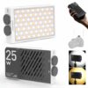 Zhiyun CINEPEER CM25 - Đèn led kích thước nhỏ gọn, với ánh sáng điều chỉnh 2700K-6200K, pin sạc 2 * 2000mAh và sạc PD cho vlog và chụp ảnh. 29591