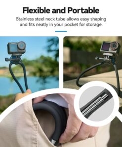 Telesin S2 Hnb 09 Vong Deo Co Cho Dien Thoai Gopro Action Cam Co Dem Khi 03