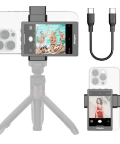 Kingma VL-PH01 Vlog Selfie ghi hình 4K có dây, Màn hình hỗ trợ dùng camera sau điện thoại cho iPhone, phù hợp quay vlog, livestream TikTok. 30670