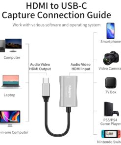 Capture Livestream Kingma Bmu024 Type C Hdmi 1080p 06