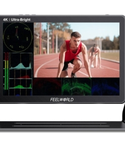 FEELWORLD LUT11H 10.1 inch, màn hình cảm ứng siêu sáng 2000nit cho máy ảnh DSLR, hỗ trợ 4K HDMI, dùng pin F970 và nguồn ngoài. 31685