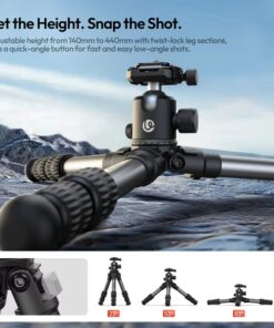 Ulanzi Tt30 Chan Tripod Mini Tai Trong 3kg Tich Hop Thao Lap Nhanh Uka F38 04