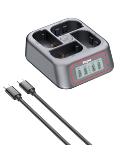 Bộ sạc 4 pin Kingma LP-E6/ E6P/ E6NH (New) 31800