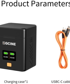 Hop Sac Zgcine Ps E17 Cho Pin May Anh Canon Lp E17 05