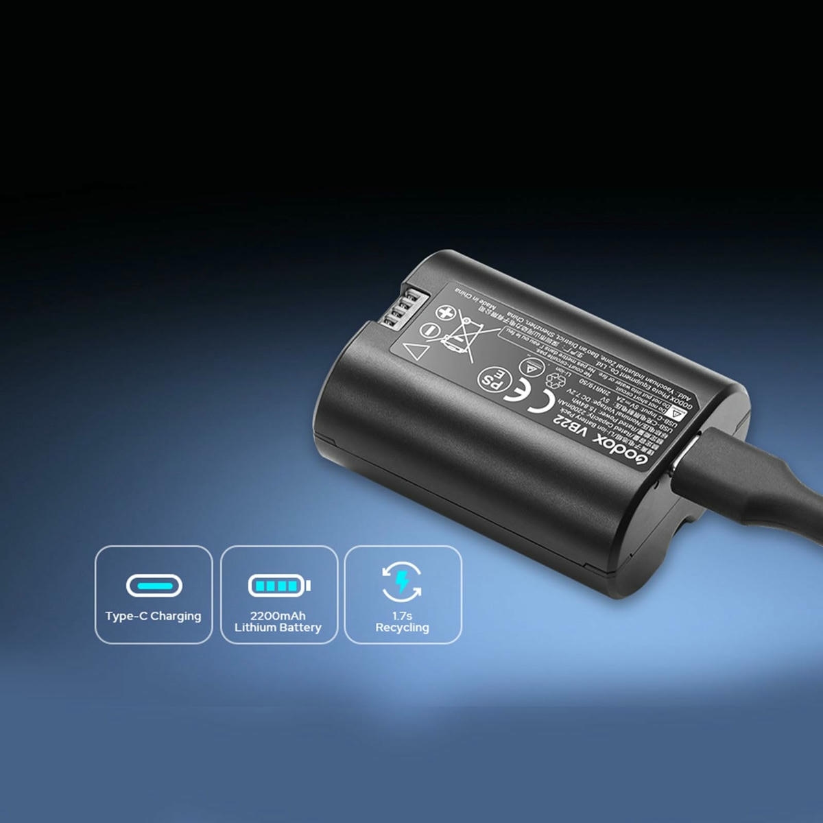 Pin Vb22 Cho Den Flash Godox V480 3