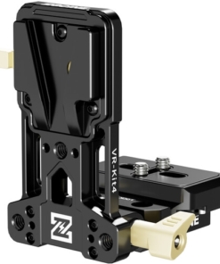 ZGCINE VR-Kit 4 - Tấm pin kim loại khóa nhanh V-Lock với giá đỡ kiểu Arca. 32313