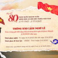 Thông Báo Lịch Nghỉ Lễ Quốc Khánh 02-09 Năm 2025 Thông Báo Lịch Nghỉ Lễ Quốc Khánh 02 09 Năm 2025