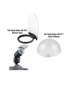 Combo Tan Sang Godox Ak R12 Bounce Card Ak R11 Dome Diffuser 750x410