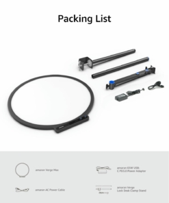 Den Led Amaran Verga Max Charcoal Cct 2700k 6500k 60w 8