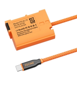 ZGCINE cáp USB-C PD sang EL15 cho pin ảo Nikon (dây bện) 33941