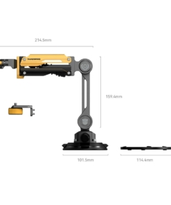 Smallrig 5528 Canh Tay Giam Xoc Mini Cho Dji Osmo Pocket 3 Gopro Hero13 Insta360 X4 05