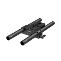 SmallRig 5609 - Đế gắn dưới có thanh kẹp 15mm đôi Smallrig 5609 Tam De Plate Kem De Dua Carbon 20cm 01