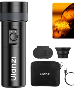 Ulanzi LM01 Đèn Flash 10W RGB với 20 Gobo độc đáo — Dùng cho chân dung, livestream, vlog, quay video và chụp sản phẩm 33757