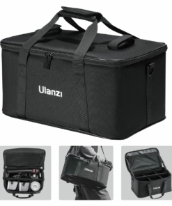 ULANZI OM-01 - Túi đựng có mút xốp di động, phù hợp đèn studio, chân đèn, softbox mini. Chất liệu Oxford bền, có dây đeo vai và tay cầm. 33915
