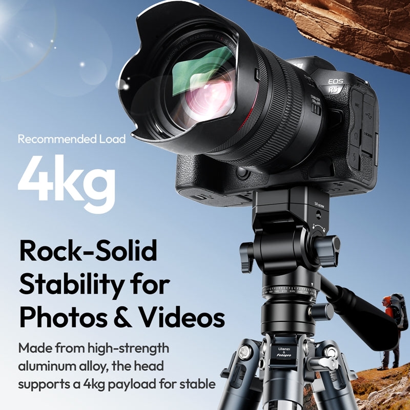 Ulanzi U190 Ii Dau Tripod De Thao Lap Nhanh Cho May Anh Dslr Tai Trong 4kg 02