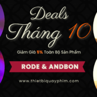Rode & Andbon – Ưu Đãi Tháng 10/2025 – HL Studio Giảm 5% Cho Tất Cả Sản Phẩm