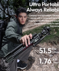 Ulanzi Jj06 Chan May Du Lich Travel Tripod Carbon Fiber T081 03