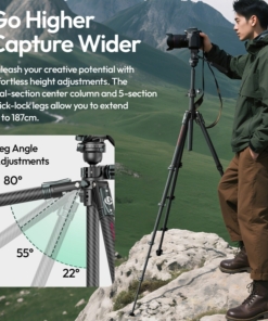 Ulanzi Jj06 Chan May Du Lich Travel Tripod Carbon Fiber T081 06