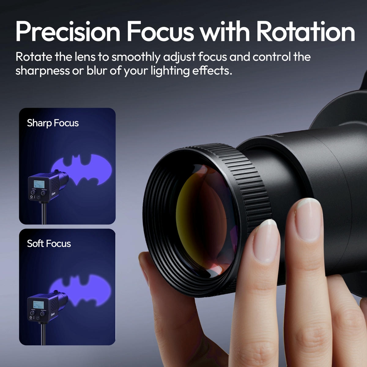 Ulanzi Las007 Bo Tao Hieu Ung Ngam Mini Bowens 10 Gobo L077 06