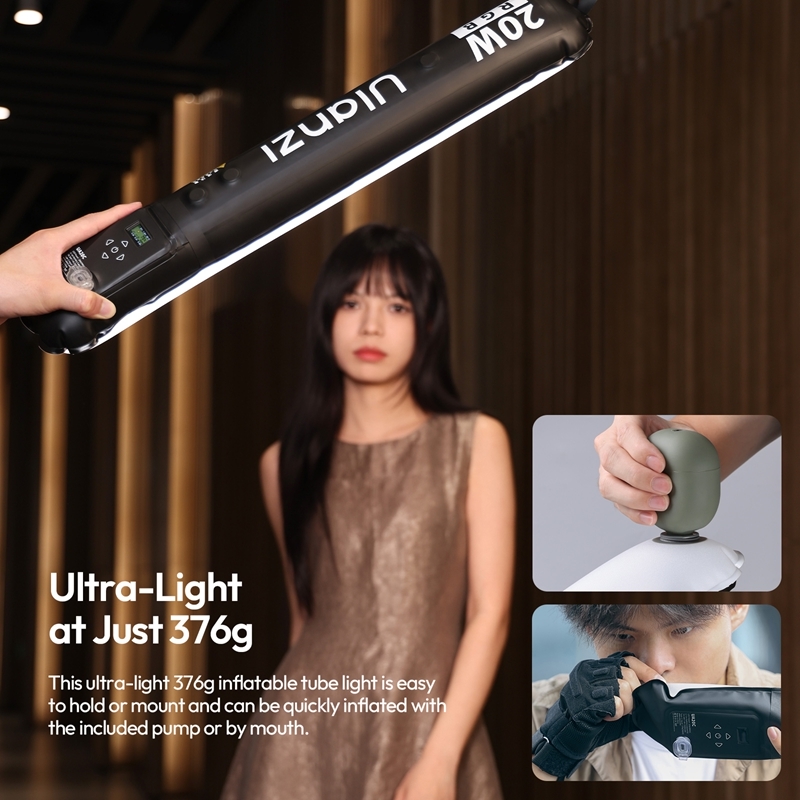 Ulanzi Ua20c Den Led 20w Rgb Magnetic Air Tube Light L234 02