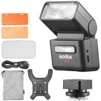 Godox iT32 GN18 TTL HSS iFlash là đèn flash máy ảnh với tốc độ 1/1000S-1/3000S, dùng cho chụp ảnh, tương thích với bộ kích sóng X5 Wireless TTL Flash Trigger. Den Flash Godox It32 X5c N S F O Ttl Hss 1
