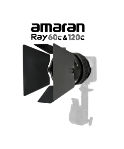 Bộ KIT Mini Fresnel amaran với Mini Barn Doors, đèn Fresnel gắn Bowens siêu nhỏ gọn, phù hợp cho amaran Ray 60c & 120c. 36596