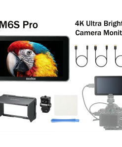 Godox GM6S Pro Kit2 là màn hình 5,5 inch cho máy DSLR, độ phân giải 1920x1080, cảm ứng IPS, hỗ trợ 4K HDMI và đầu vào 3D LUT. 36344