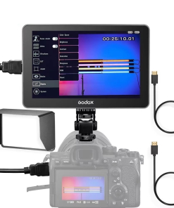 Godox GM7S 7 inch 4K HDMI Ultra Bright Monitor cho máy ảnh DSLR, màn hình cảm ứng IPS FHD 1920x1080, hỗ trợ 3D LUT, hiển thị video trực tiếp. 36329