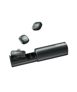 Godox C01 - Micro không dây mới cho iPhone và Android, phạm vi 200m, chống ồn, pin dùng 27 giờ, phù hợp quay phim và vlog. 36373