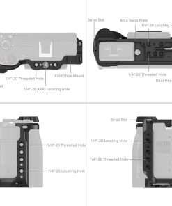 Smallrig 5807 Khung Bao Ve Cho May Anh Canon Powershot V1 Black 03 Hlstudio