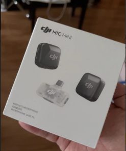 DJI Mic Mini (RX Type-C + 2TX), Bộ micro không dây cho âm thanh rõ nét khi ghi âm trên điện thoại. 37194