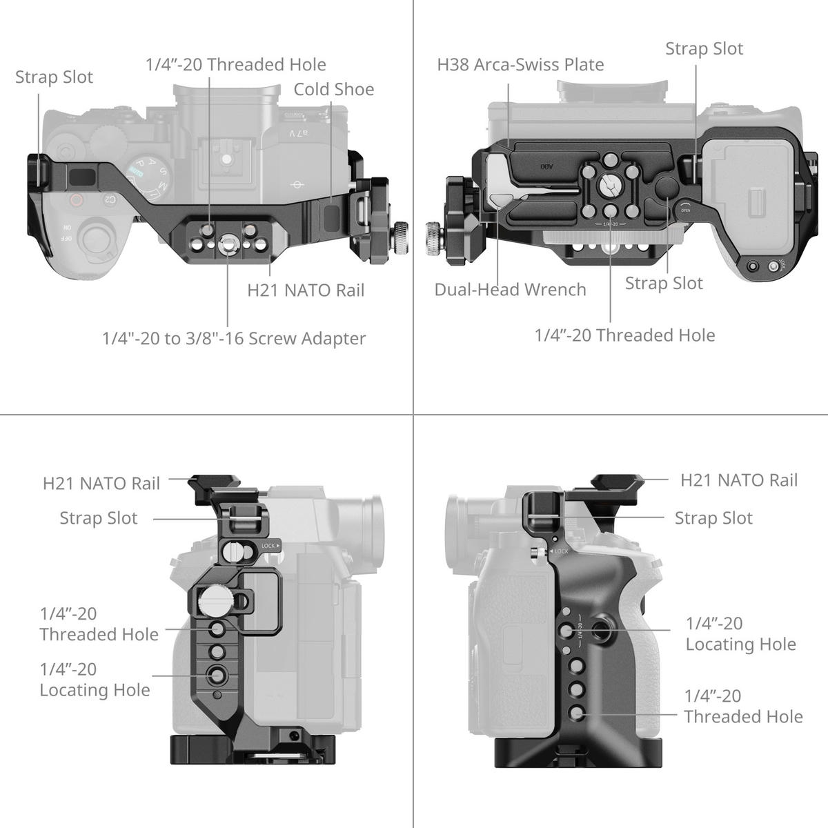 Khung Smallrig 6027 Hawklock Cho Sony Alpha 7 V 7r V 7 Iv 04 Hlstudio