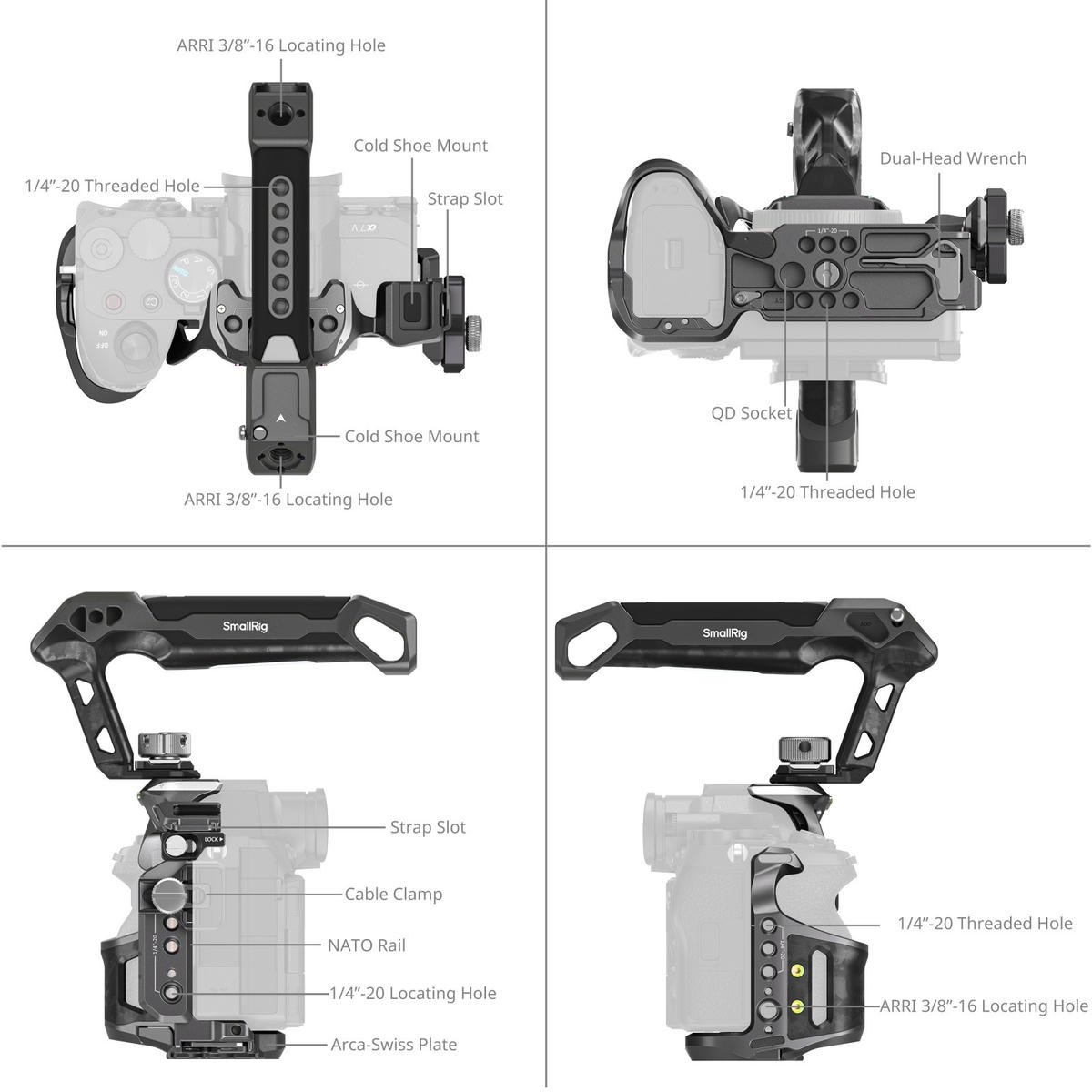 Khung Smallrig 6030 Rhinoceros Cho Sony Alpha 7 V 7r V 7 Iv 04 Hlstudio