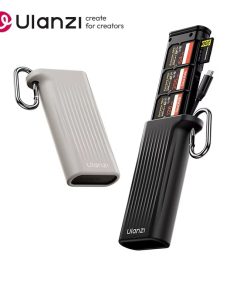 Ulanzi CR2 - Hộp Đựng Thẻ All-in-One, Đầu Đọc Thẻ SD/TF, Kết Nối Lightning/Type-C Kèm Cáp Gắn Liền 36678