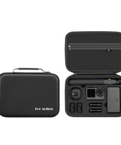 Túi đựng đa năng cho DJI Osmo Action 6, chứa camera, sạc, pin, chân đế, gậy selfie và phụ kiện tiện lợi. 37878