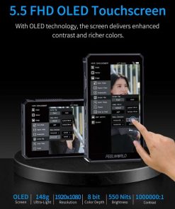 Man Hinh Cam Ung Feelworld Ps6 5 5 Inch 550nit Oled Quay Doc 4k Hdmi 02 Hlstudio