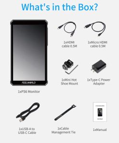 Man Hinh Cam Ung Feelworld Ps6 5 5 Inch 550nit Oled Quay Doc 4k Hdmi 08 Hlstudio