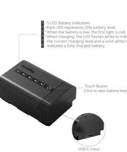 Pin Smallrig Np Fz100 5297 Cong Type C 2600mah Cho May Anh Sony 2 Hlstudio