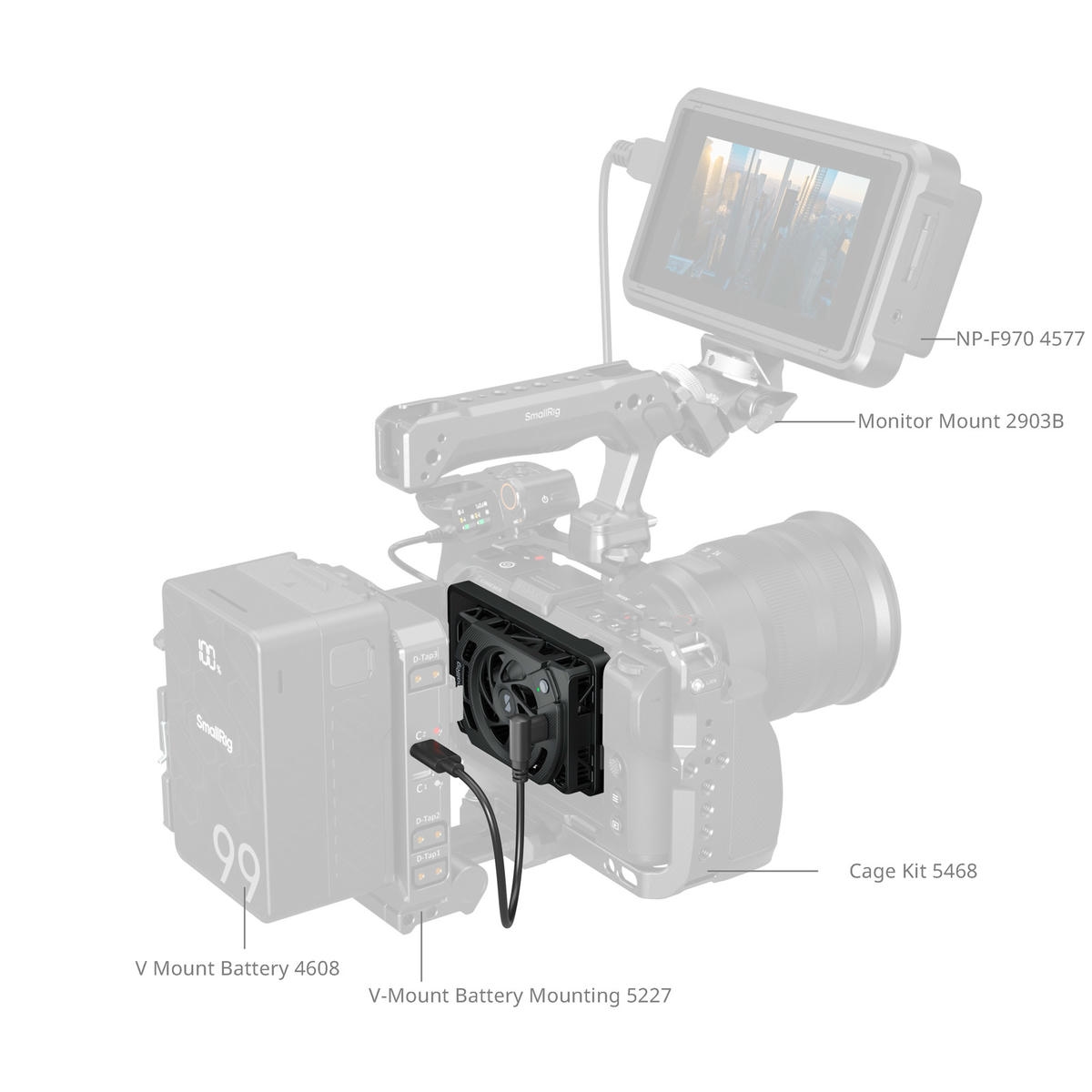 Quat Tan Nhiet Smallrig 5874 Cho May Anh Nikon Zr 06 Hlstudio