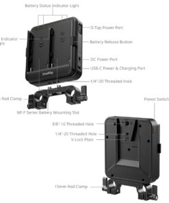 Smallrig 5537 Bo Chuyen Doi Vmount Sang Np F 4