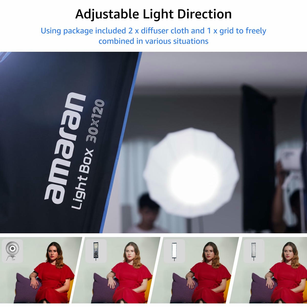 Softbox Amaran Lightbox 30120 Thao Tac Nhanh Kem To Ong 3