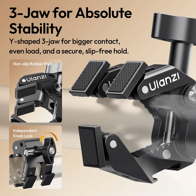Ulanzi Co78 Kep Super Clamp 3 Chau Tay Arm Sieu Chac C083 C084 3 Hlstudio