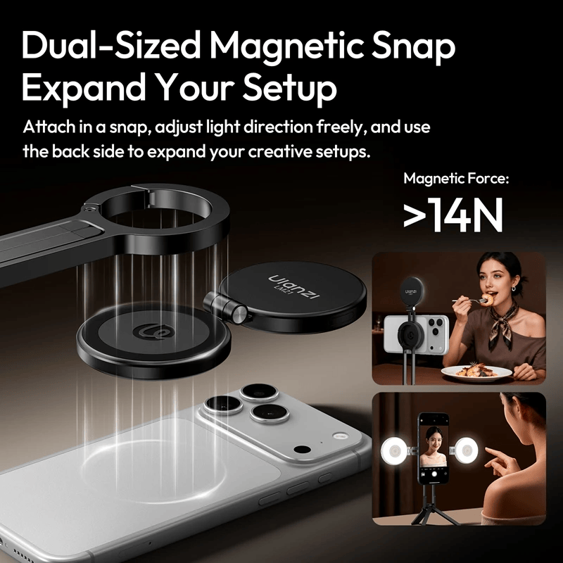 Ulanzi Lm21 Den Led Fill Light Selfie Magsafe L236 L237 04 Hlstudio