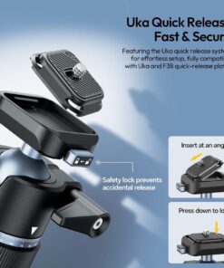 Ulanzi Mt93 Chan Tripod Tu Dong Mo Voi Dau Ball Head Uka T202 05 Hlstudio