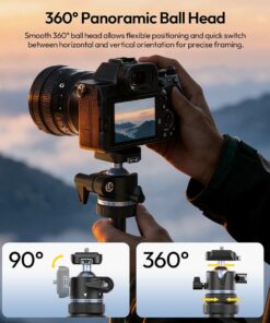 Ulanzi Mt93 Chan Tripod Tu Dong Mo Voi Dau Ball Head Uka T202 07 Hlstudio