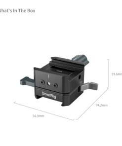Smallrig 5690 Bo De Gan Pin V Mount Arca Swiss Plate Nato Rail 2 Hlstudio